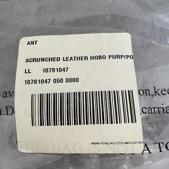 ⭐️HP⭐️Anthropologie|Scrunched Leather Hobo - Picture 11 of 11